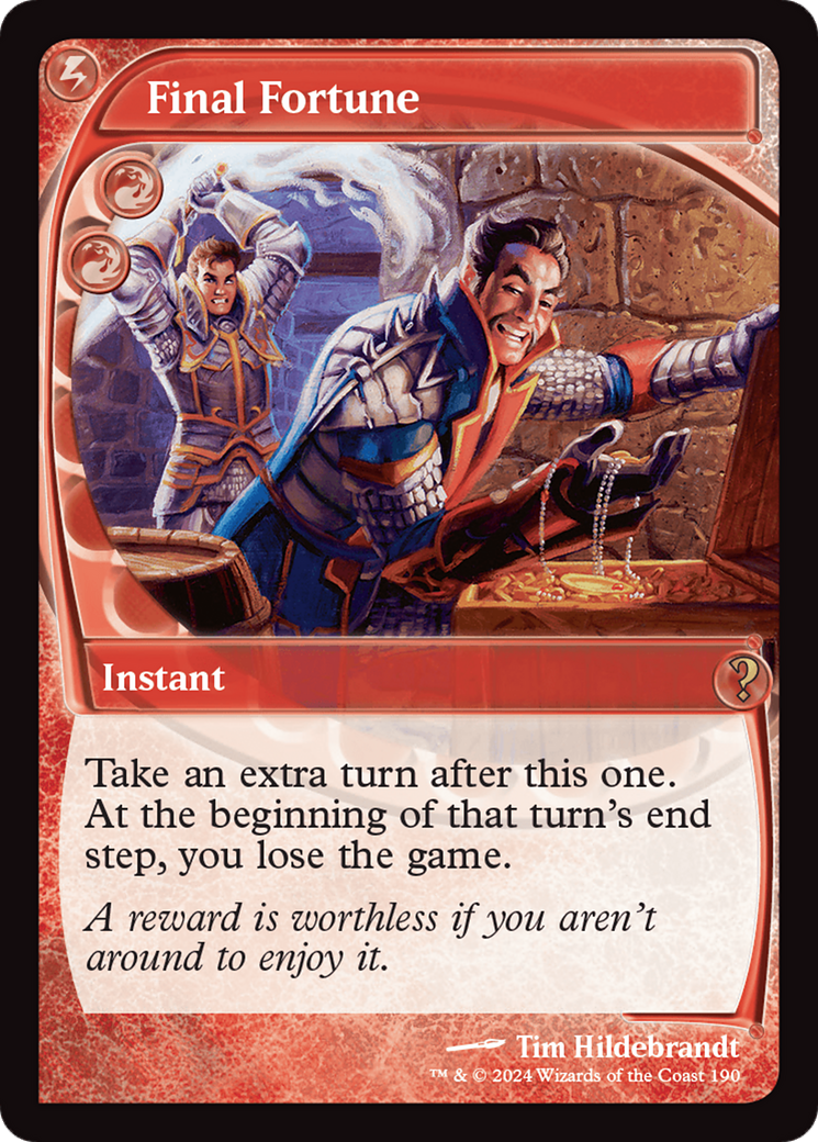 Final Fortune (MB2-190) [Mystery Booster 2] Foil