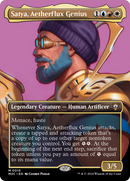 Satya, Aetherflux Genius (M3C-015) [Modern Horizons 3 Commander] (Borderless)