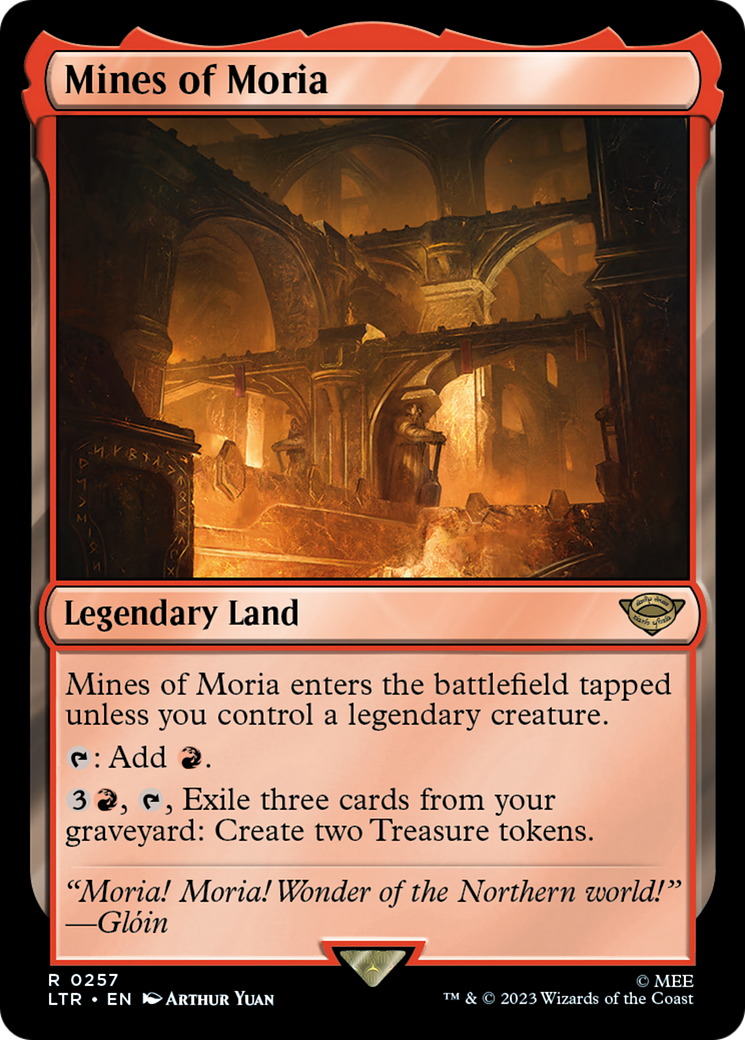 Mines of Moria (LTR-257) [The Lord of the Rings: Tales of Middle-earth] Foil