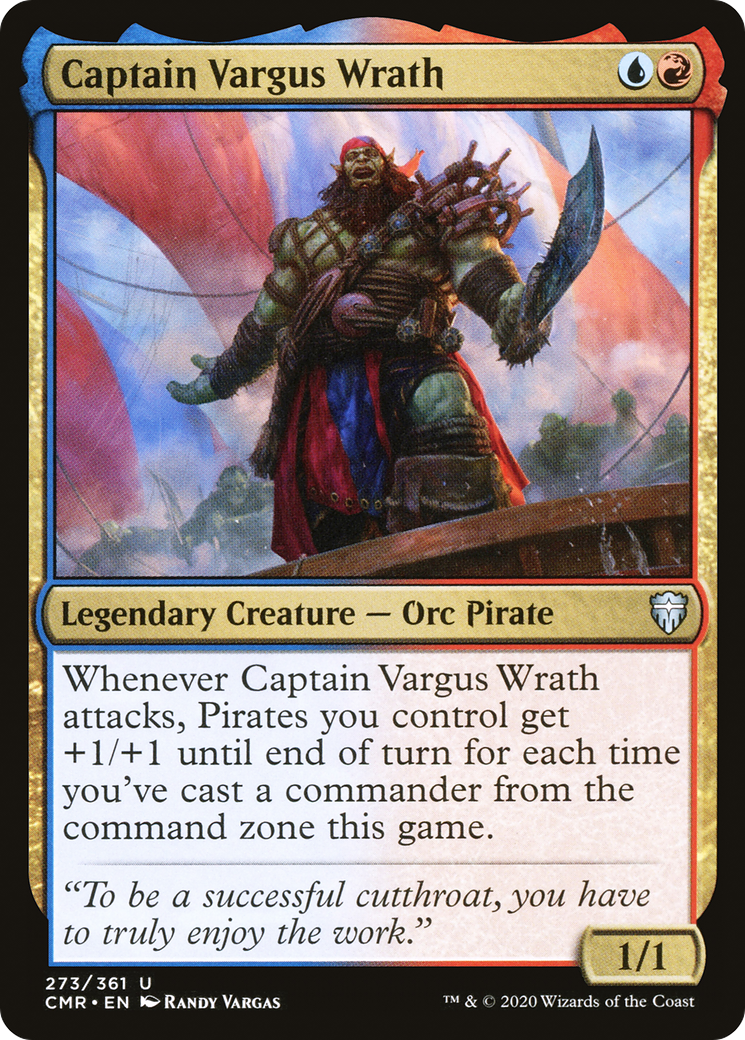Captain Vargus Wrath (CMR-273) [Commander Legends] Foil