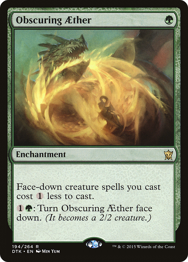 Obscuring Aether (DTK-194) [Dragons of Tarkir]