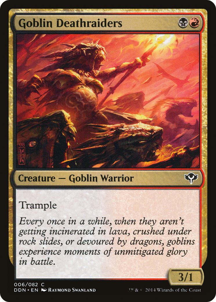 Goblin Deathraiders (DDN-006) [Duel Decks: Speed vs. Cunning]