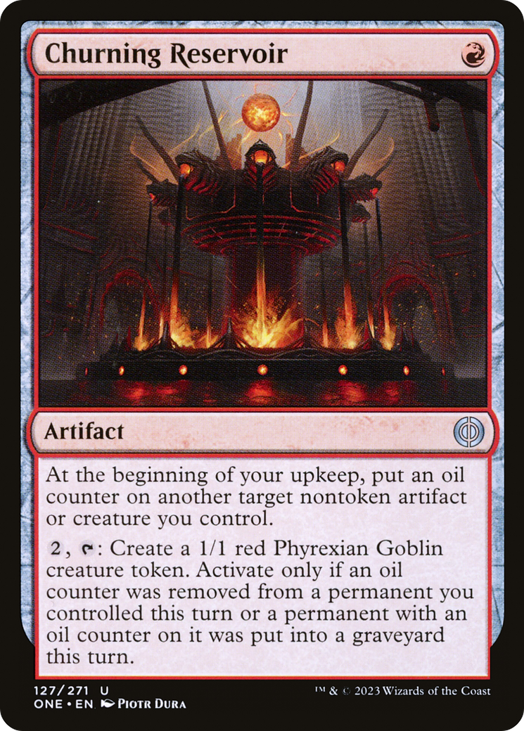 Churning Reservoir (ONE-127) [Phyrexia: All Will Be One]