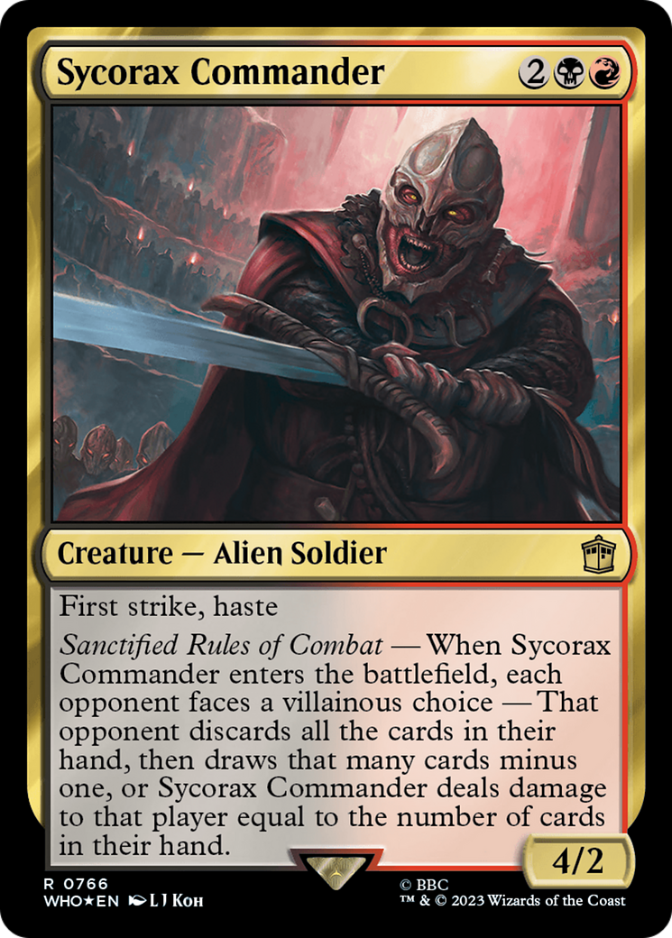 Sycorax Commander (WHO-766) [Doctor Who] Foil