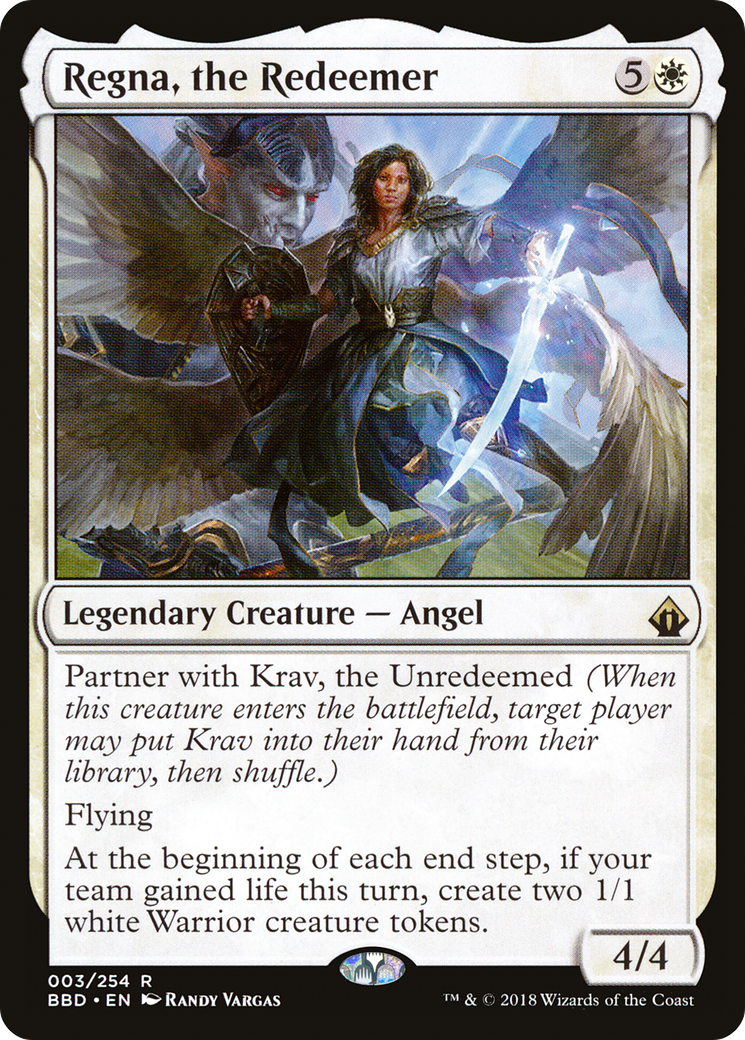 Regna, the Redeemer (BBD-003) [Battlebond] Foil