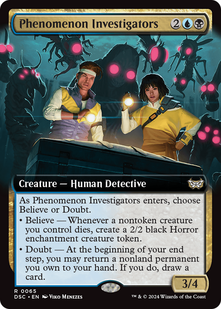 Phenomenon Investigators (DSC-065) [Duskmourn: House of Horror Commander]: (Extended Art)