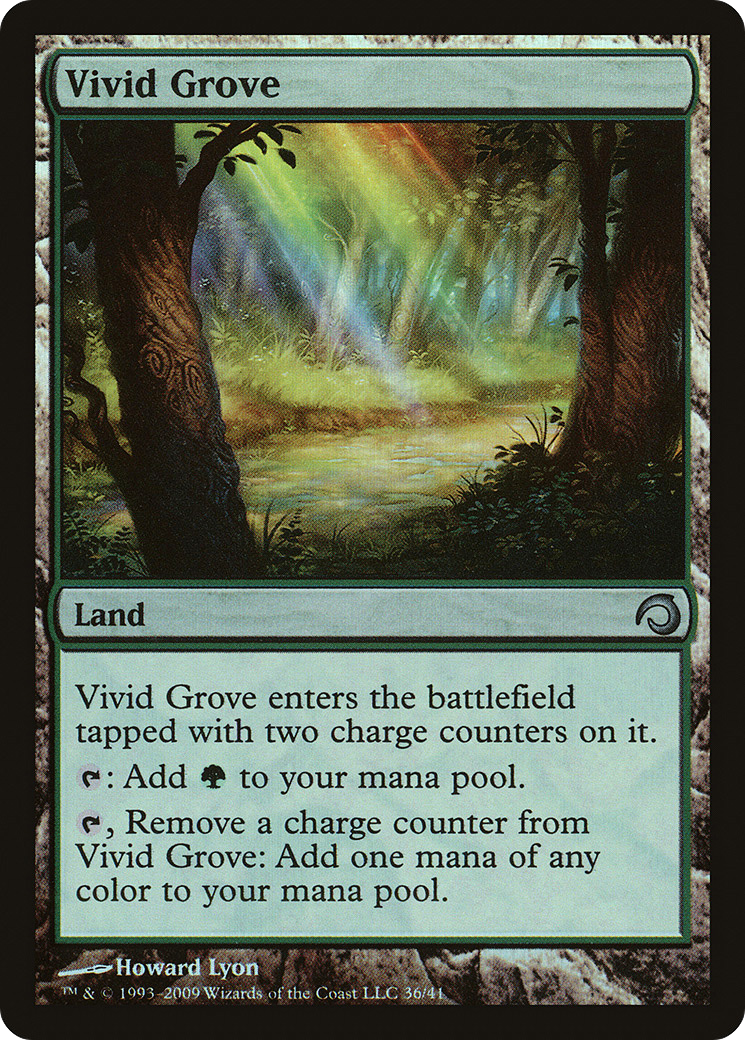 Vivid Grove (PDS-036) [Premium Deck Series: Slivers] Foil