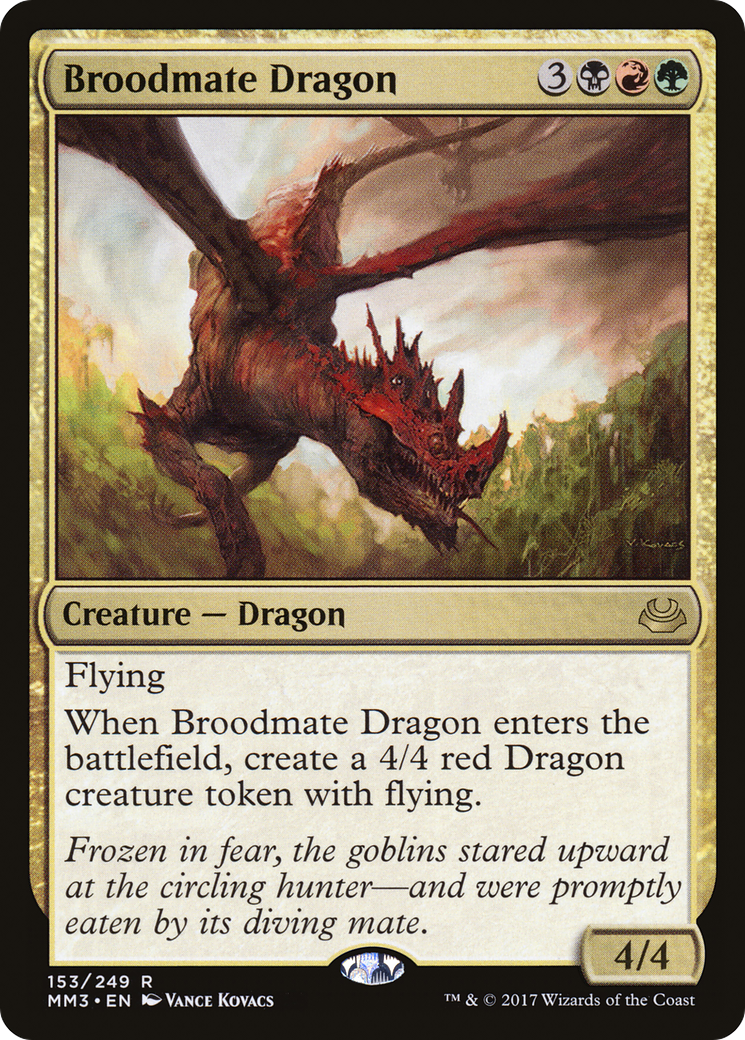 Broodmate Dragon (MM3-153) [Modern Masters 2017]