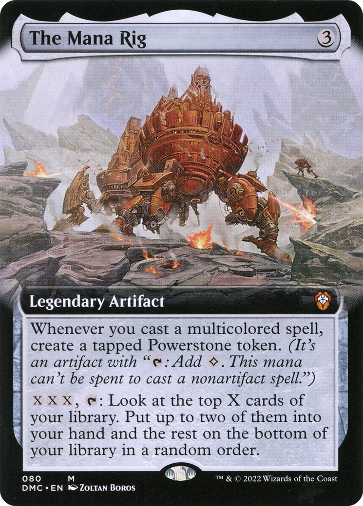 The Mana Rig (Extended Art) (DMC-080) [Dominaria United Commander]