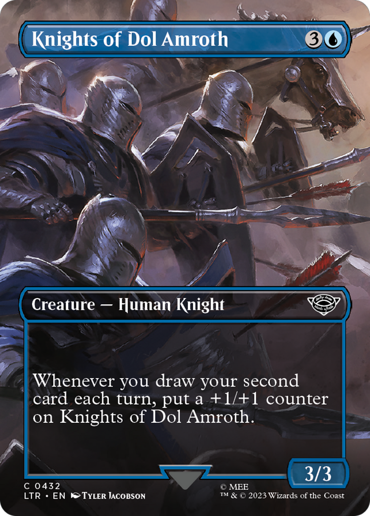 Knights of Dol Amroth (LTR-432) [The Lord of the Rings: Tales of Middle-earth] (Borderless) Foil
