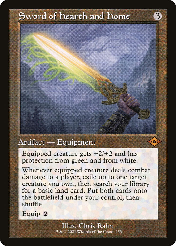 Sword of Hearth and Home (MH2-433) [Modern Horizons 2] Etched Foil
