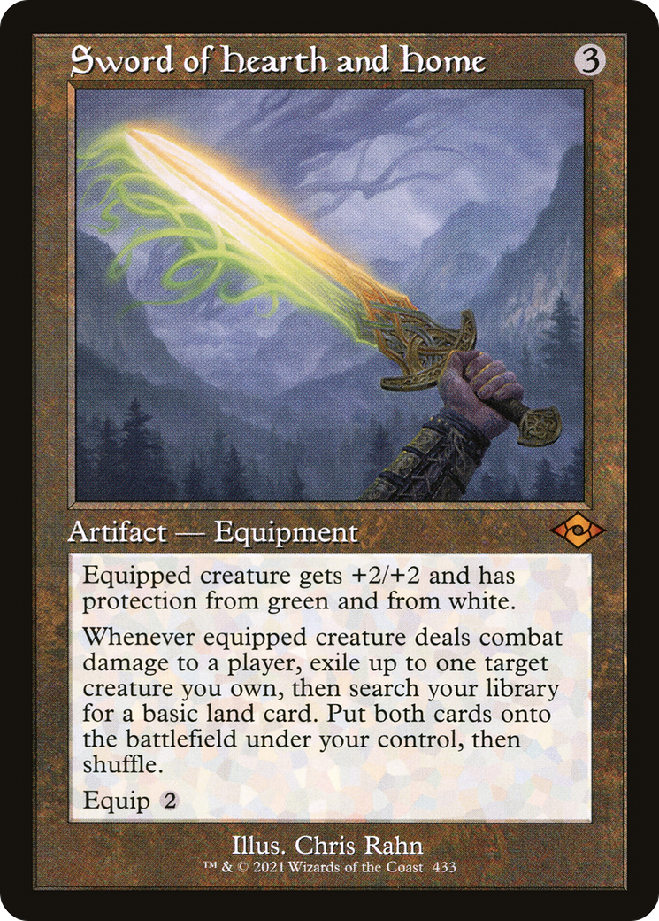 Sword of Hearth and Home (Retro Frame) (MH2-433) [Modern Horizons 2]