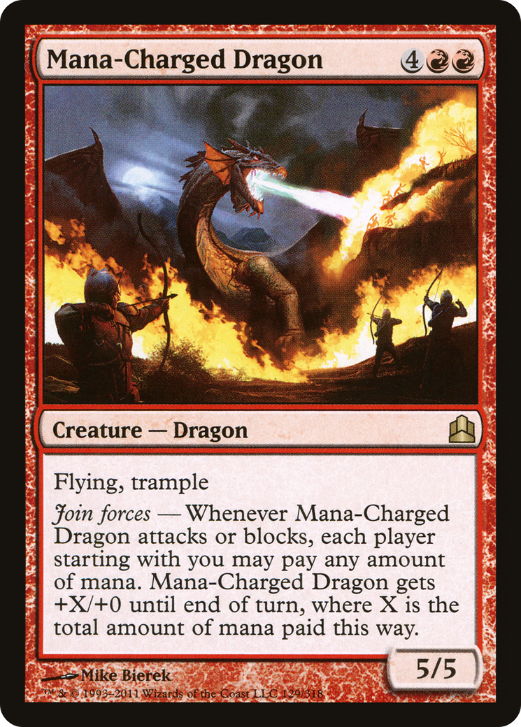 Mana-Charged Dragon (CMD-129) [Commander 2011]