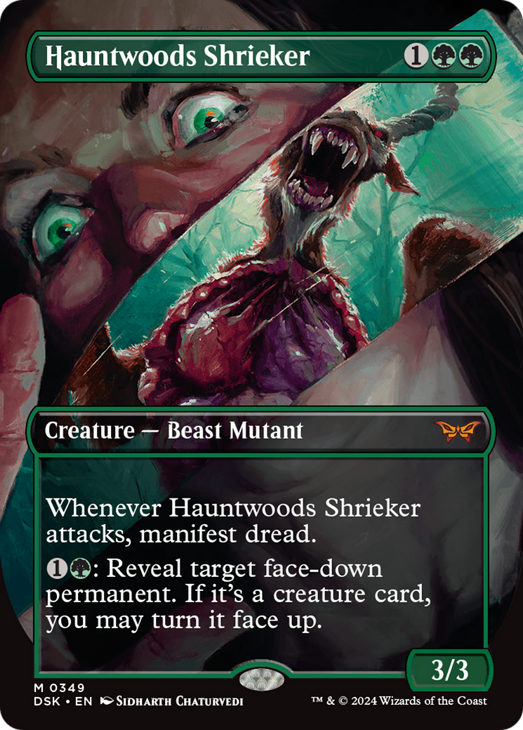 Hauntwoods Shrieker (DSK-349) [Duskmourn: House of Horror] (Borderless)