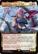 Lightning, Army of One (Extended Art) (FIN-498) [FINAL FANTASY]: (Extended Art) Foil