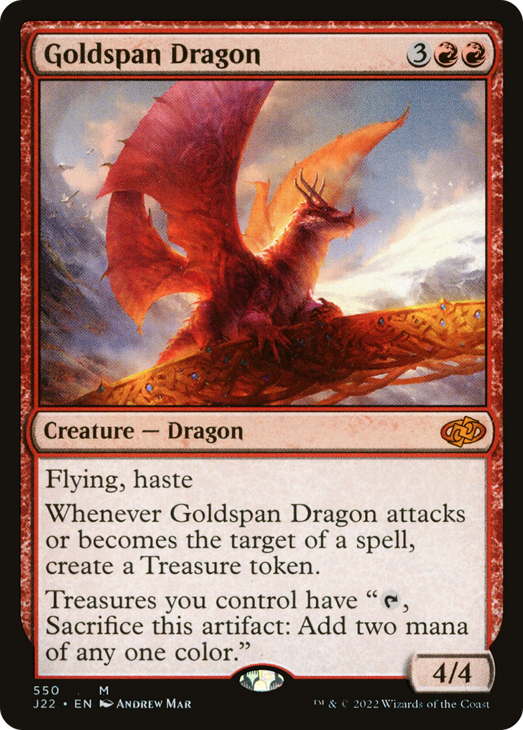 Goldspan Dragon (J22-550) [Jumpstart 2022]
