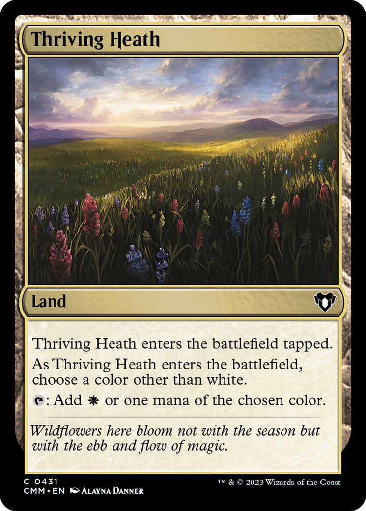 Thriving Heath (CMM-431) [Commander Masters] Foil