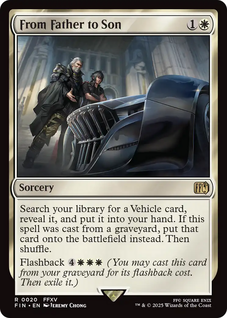 From Father to Son (FIN-020) [FINAL FANTASY] Foil