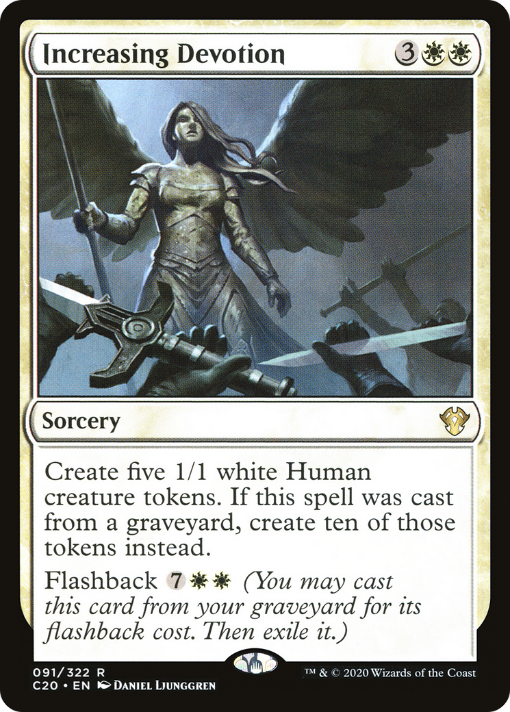 Increasing Devotion (C20-091) [Commander 2020]