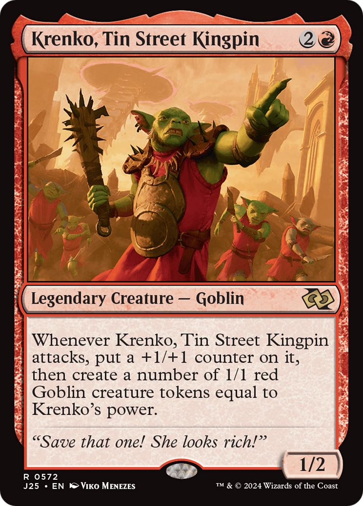 Krenko, Tin Street Kingpin (J25-572) [Foundations Jumpstart]