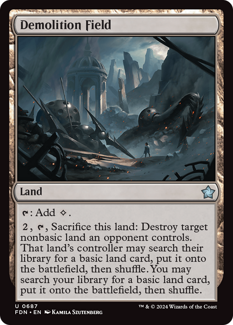 Demolition Field (FDN-687) [Foundations]