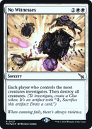 No Witnesses (PRE-27S) [Murders at Karlov Manor Promos] Foil