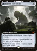 Forsaken Monument (ZNR-374) [Zendikar Rising]: (Extended Art) Foil