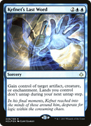 Kefnet's Last Word (PRE-39S) [Hour of Devastation Promos] Foil
