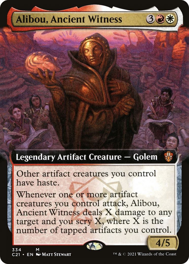 Alibou, Ancient Witness (C21-334) [Commander 2021]: (Extended Art)