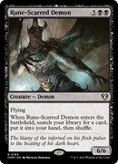 Rune-Scarred Demon (CMM-184) [Commander Masters] Foil