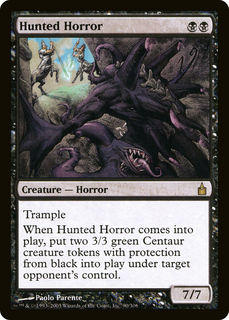 Hunted Horror (RAV-090) [Ravnica: City of Guilds]
