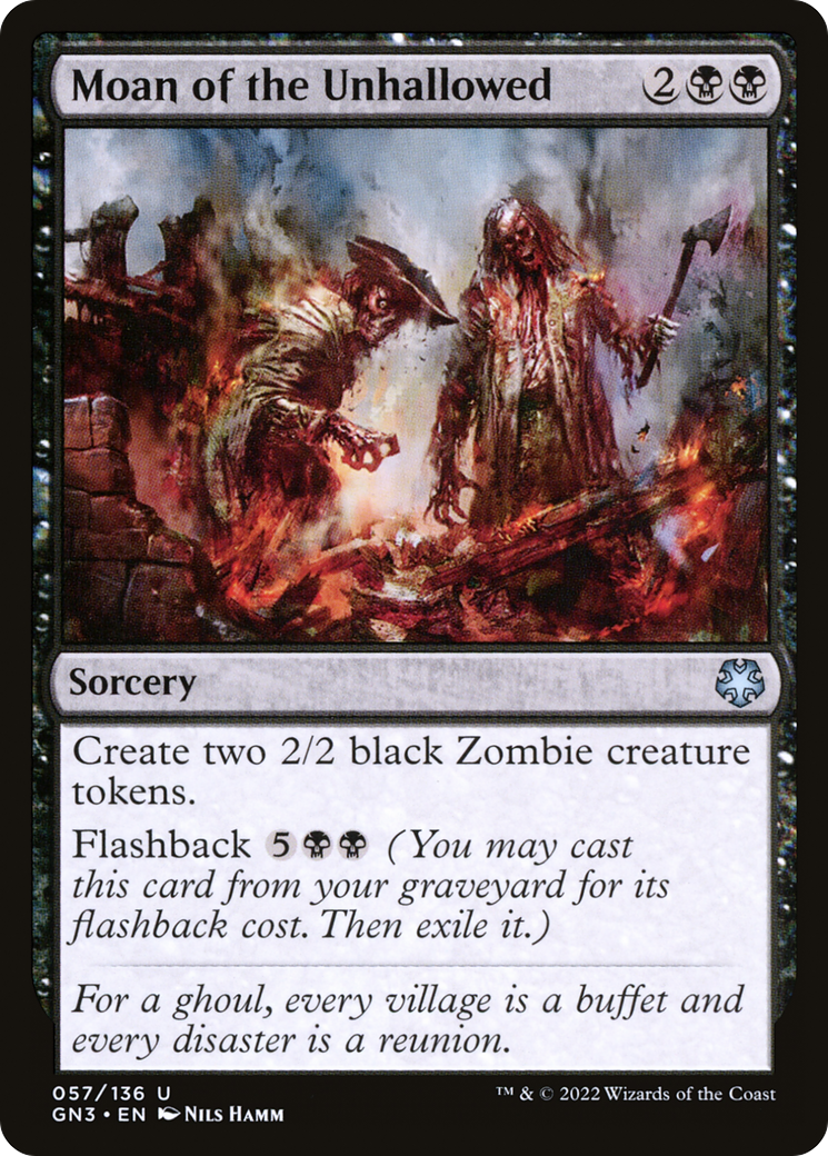 Moan of the Unhallowed (GN3-057) [Game Night: Free-for-All]