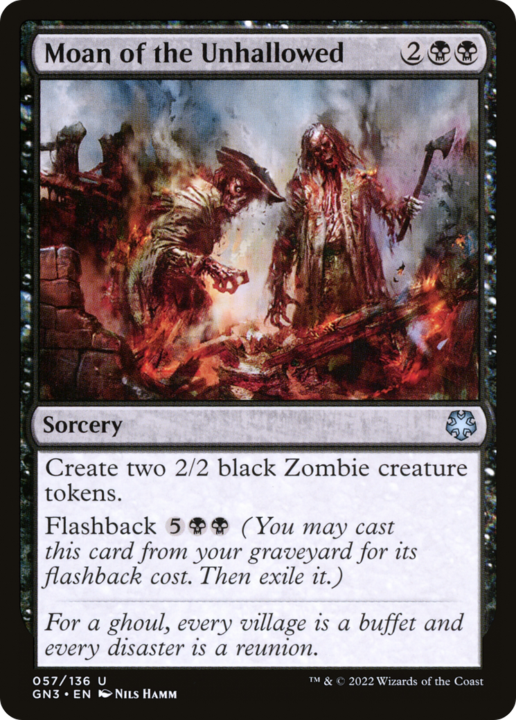 Moan of the Unhallowed (GN3-057) [Game Night: Free-for-All]