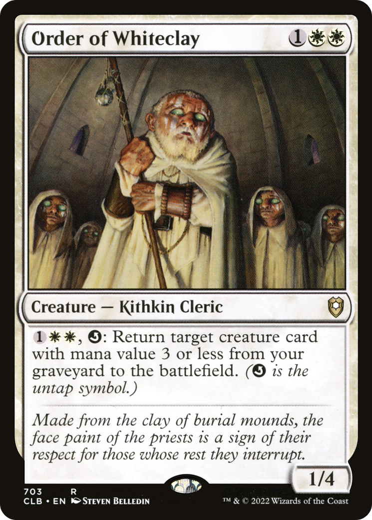 Order of Whiteclay (CLB-703) [Commander Legends: Battle for Baldur's Gate]