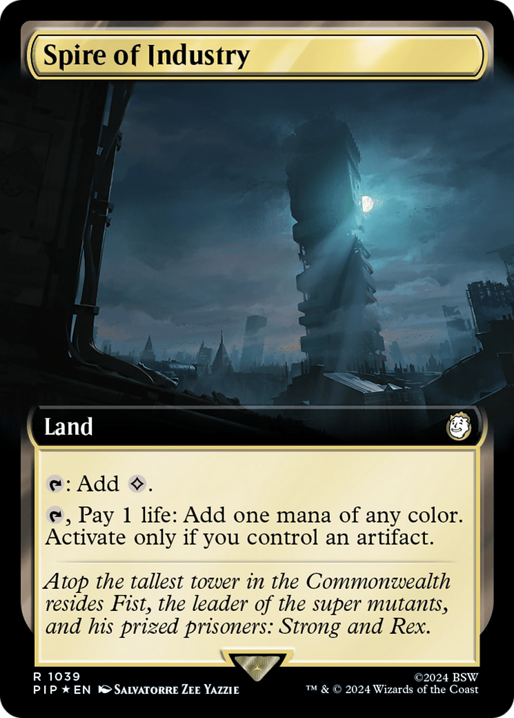 Spire of Industry (PIP-1039) [Fallout]: (Extended Art) Foil