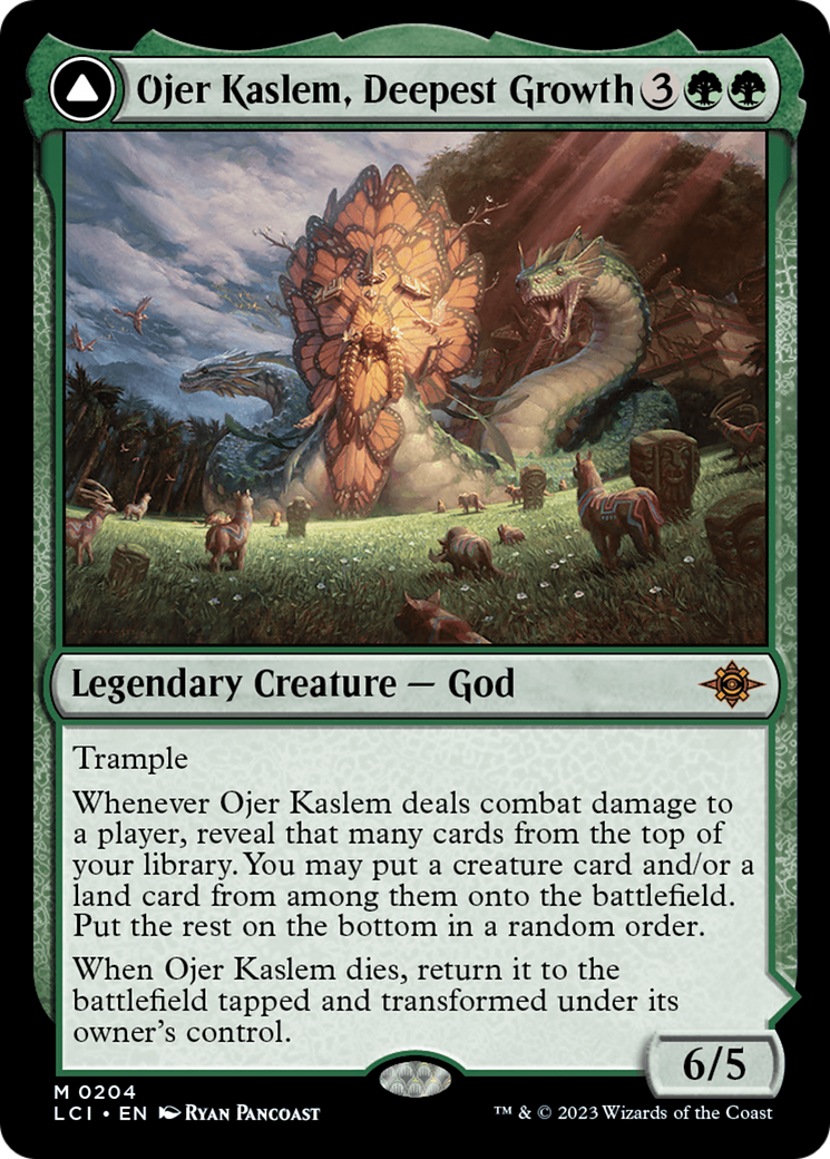 Ojer Kaslem, Deepest Growth // Temple of Cultivation (LCI-204) [The Lost Caverns of Ixalan] Foil