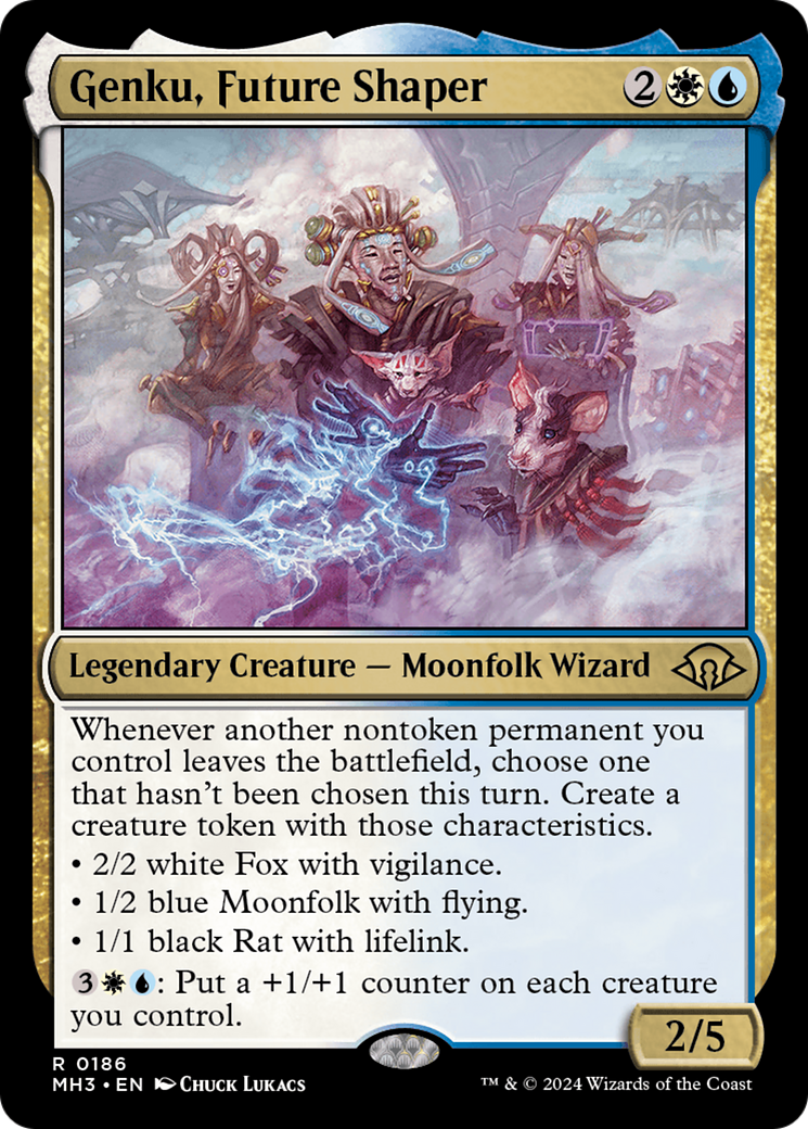 Genku, Future Shaper (MH3-186) [Modern Horizons 3] Foil