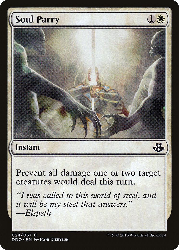 Soul Parry (DDO-024) [Duel Decks: Elspeth vs. Kiora]