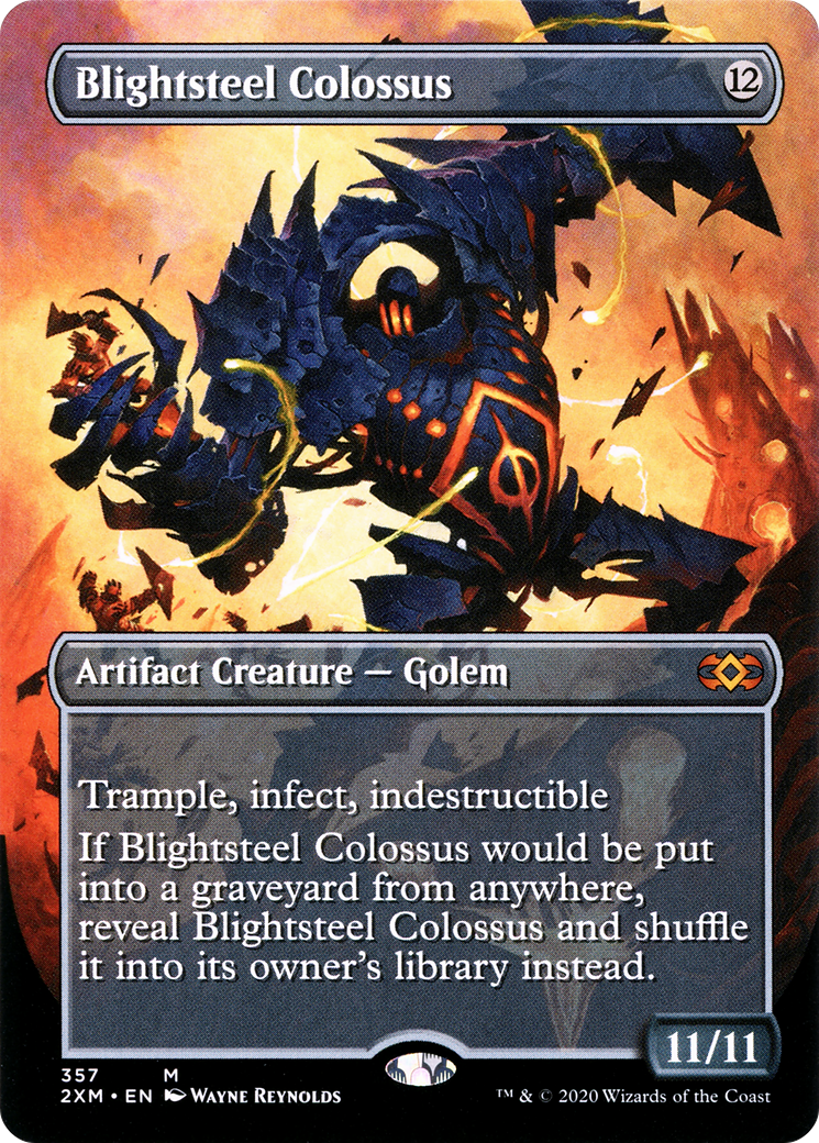 Blightsteel Colossus (Borderless) (2XM-357) (Borderless) [Double Masters]