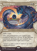 Dawn's Truce (BLB-295) [Bloomburrow]: (Showcase) (Borderless)