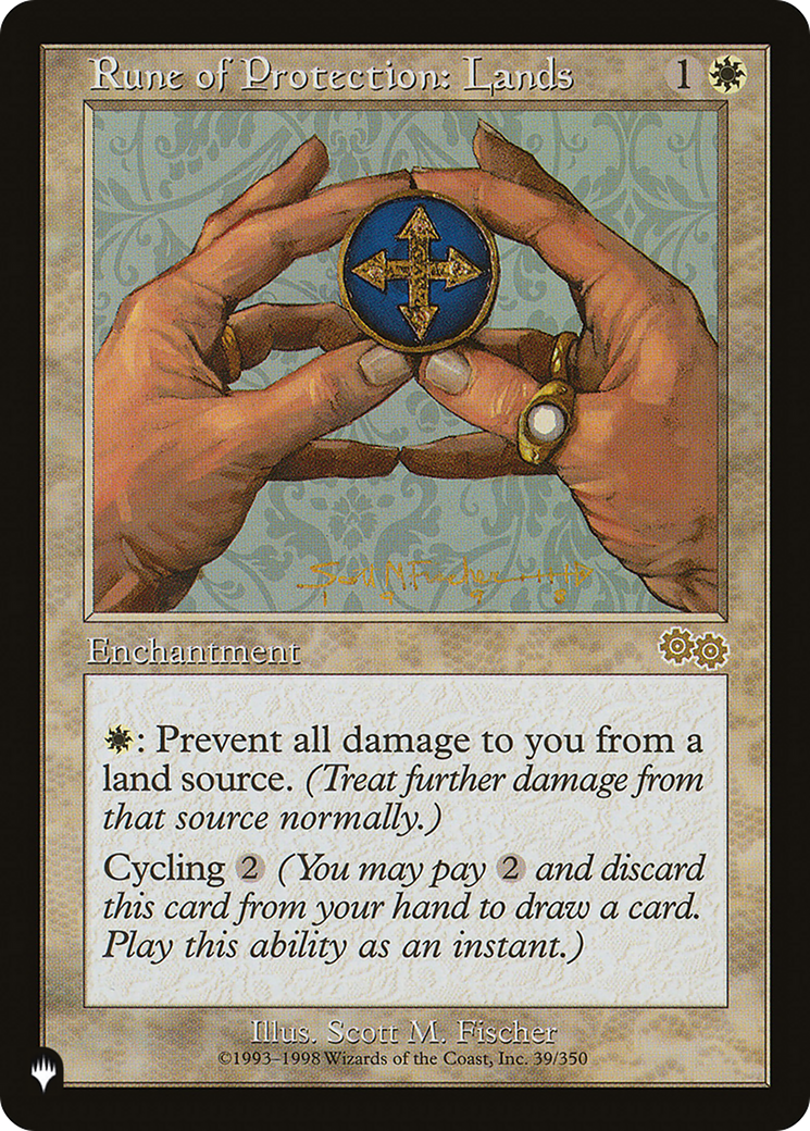 Rune of Protection: Lands (LIST-USG-39) [The List]
