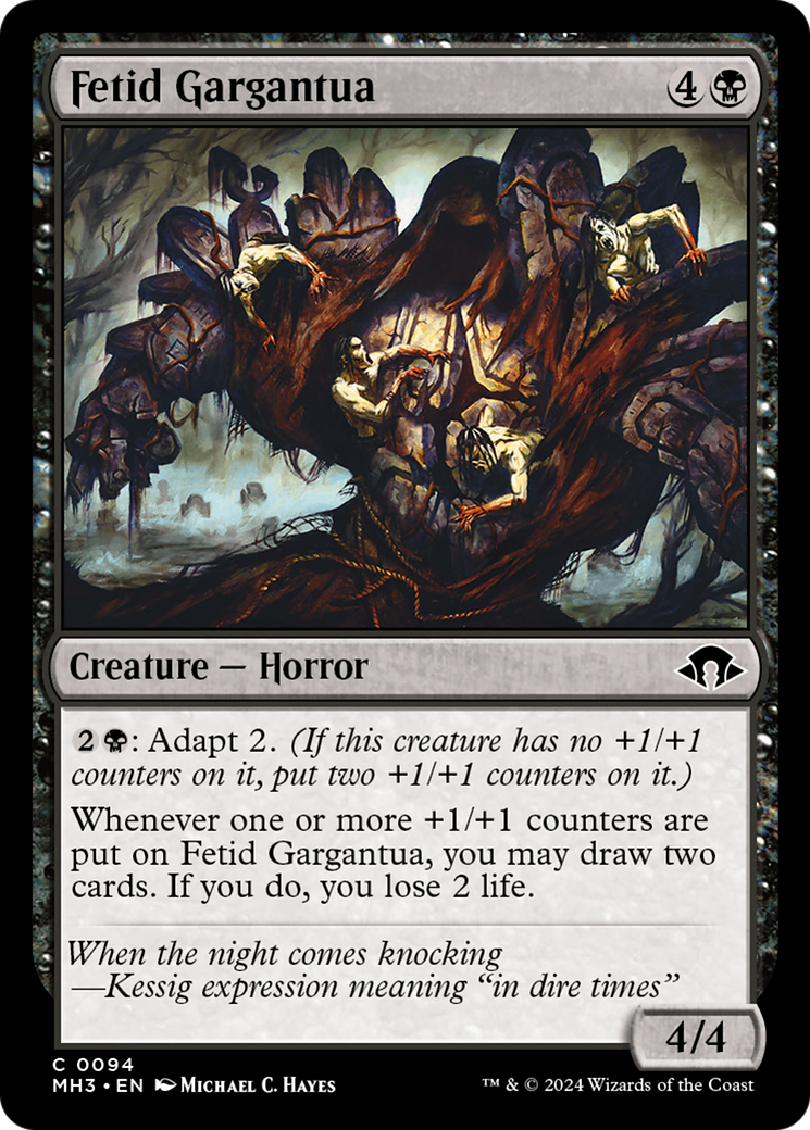 Fetid Gargantua (MH3-094) [Modern Horizons 3] Foil