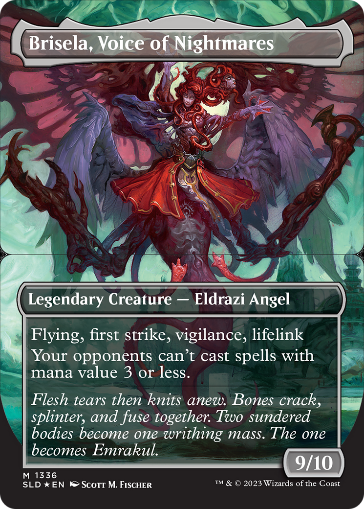 Brisela, Voice of Nightmares (SLD-1336B) [Secret Lair Drop] (Borderless) Foil