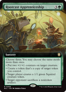 Rootcast Apprenticeship (BLC-065) [Bloomburrow Commander]: (Extended Art) Foil