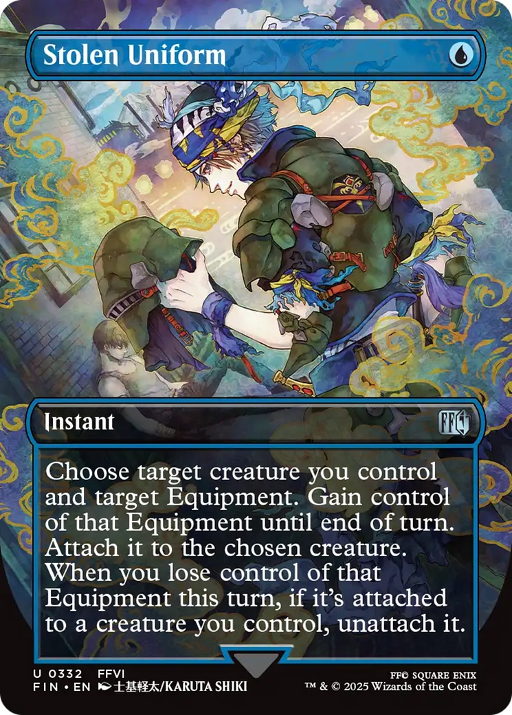 Stolen Uniform (Borderless) (FIN-332) [FINAL FANTASY] (Borderless) Foil