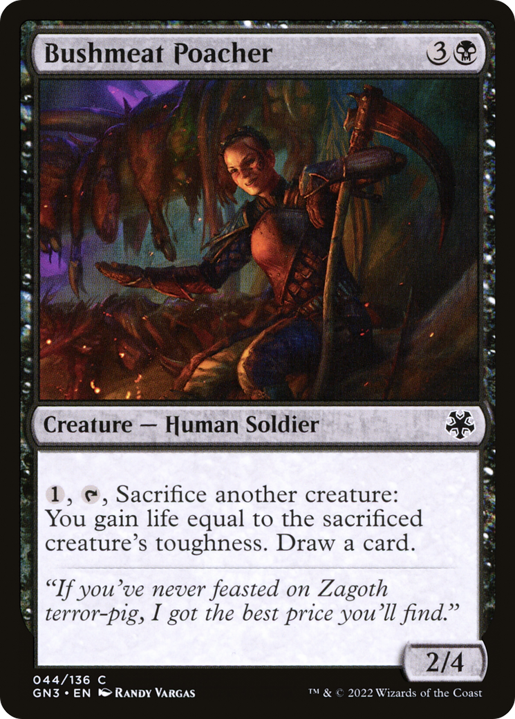 Bushmeat Poacher (GN3-044) [Game Night: Free-for-All]