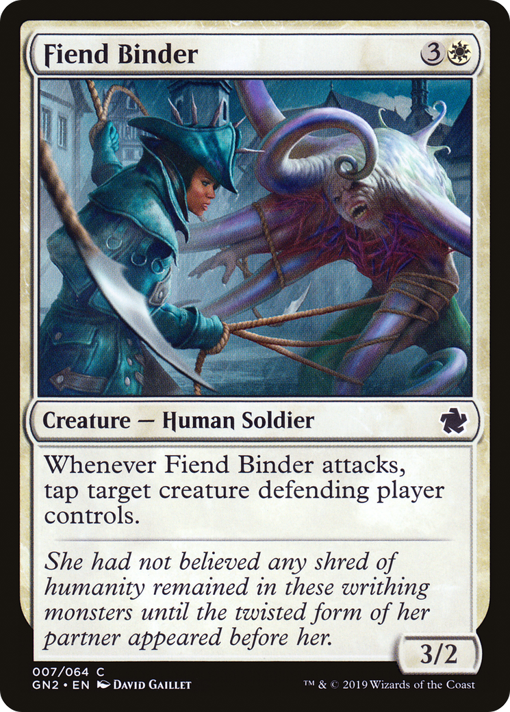 Fiend Binder (GN2-007) [Game Night 2019]