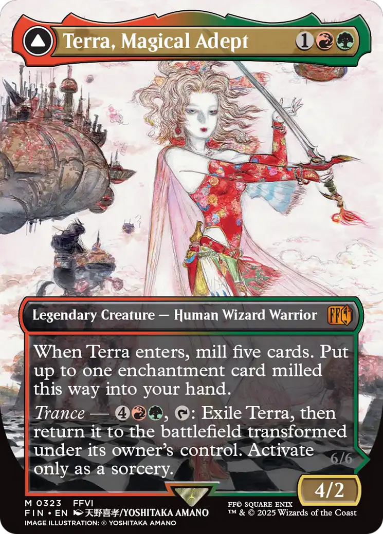 Terra, Magical Adept (Borderless) (FIN-323) [FINAL FANTASY] (Borderless)