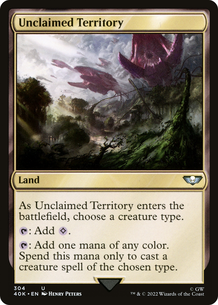 Unclaimed Territory (40K-304) [Warhammer 40,000 Commander]
