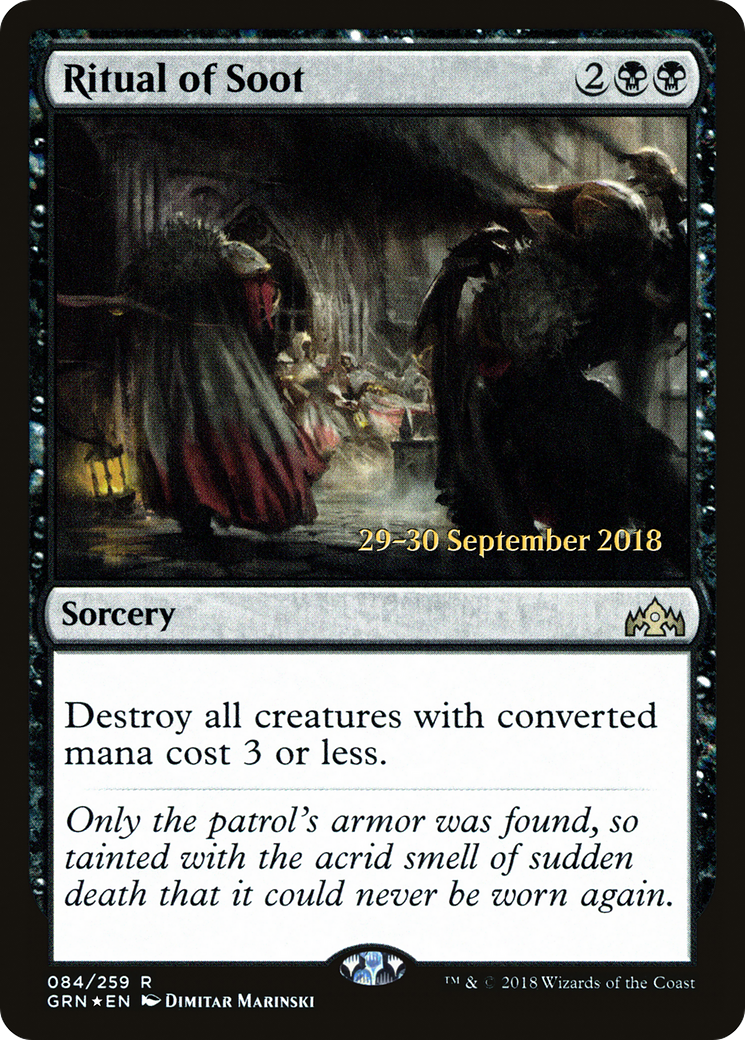 Ritual of Soot (PRE-84S) [Guilds of Ravnica Promos] Foil
